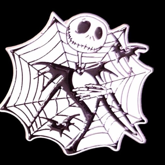 Large Jack Skeleton nightmare before Christmas pin - Picture 1 of 3